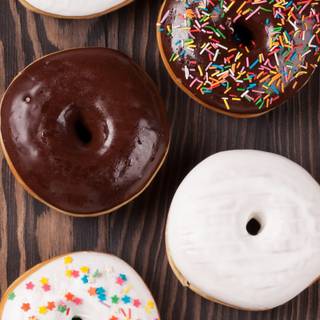 Donuts iPhone wallpaper