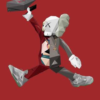 Basketball Kaws wallpaper