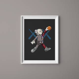 Basketball Kaws wallpaper