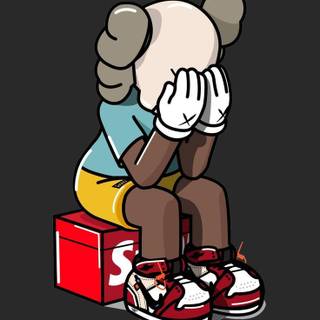 Basketball Kaws wallpaper