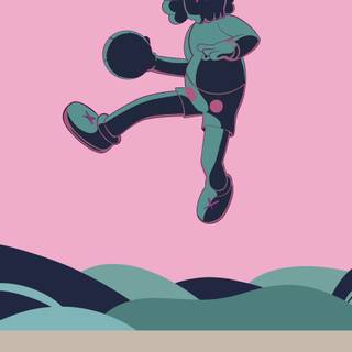 Basketball Kaws wallpaper