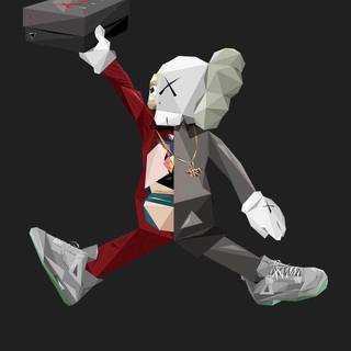 Basketball Kaws wallpaper