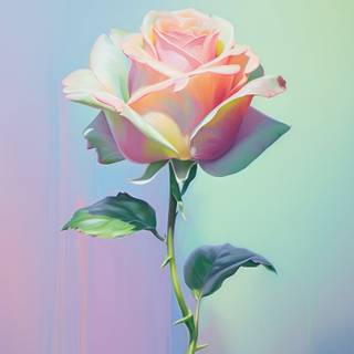 Rose painting wallpaper