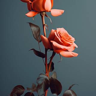 Red roses iPhone wallpaper