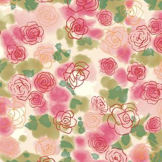 Rose painting wallpaper