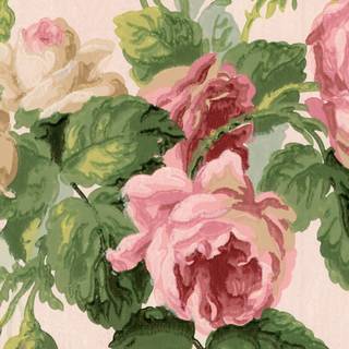 Rose painting wallpaper