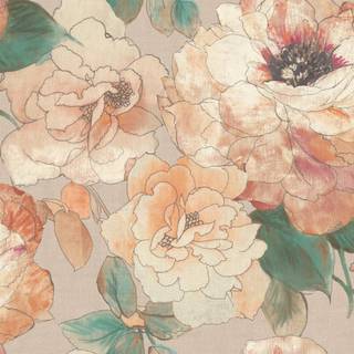 Rose painting wallpaper