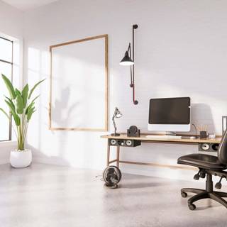 White office wallpaper