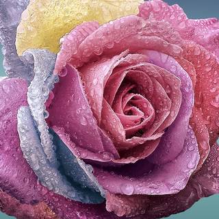 Rose painting wallpaper