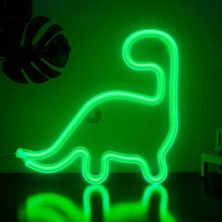 Neon dinosaur wallpaper