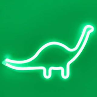 Neon dinosaur wallpaper
