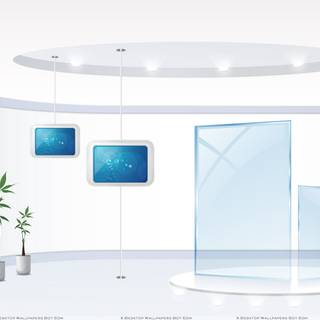 White office wallpaper