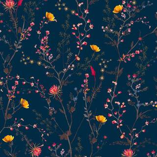 Dark blue spring wallpaper