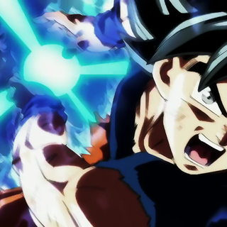 Goku Ultra Instinct Kamehameha wallpaper