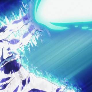Goku Ultra Instinct Kamehameha wallpaper
