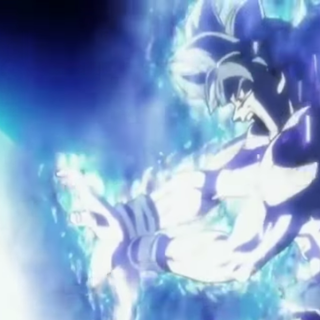 Goku Ultra Instinct Kamehameha wallpaper