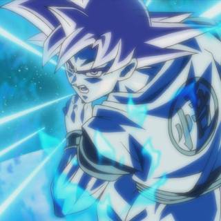 Goku Ultra Instinct Kamehameha wallpaper