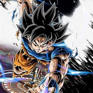 Goku Ultra Instinct Kamehameha wallpaper