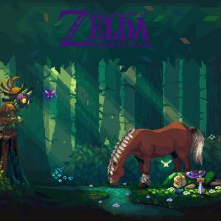 Zelda pixel wallpaper