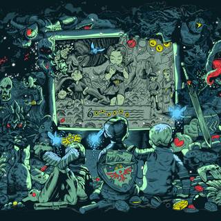 Zelda pixel wallpaper