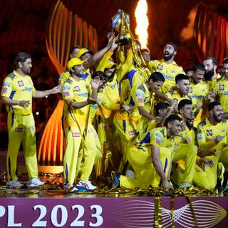 CSK trophy wallpaper