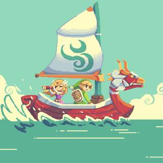 Zelda pixel wallpaper