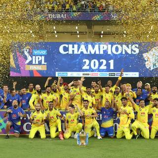 CSK trophy wallpaper