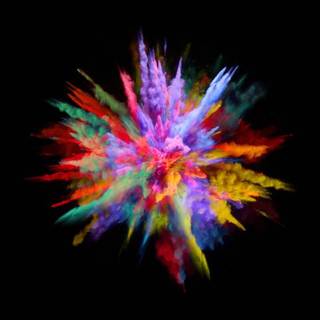 Splash of color wallpaper