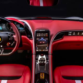 Ferrari steering wheel wallpaper