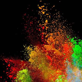 Splash of color wallpaper