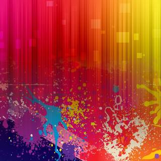 Splash of color wallpaper