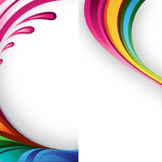 Splash of color wallpaper