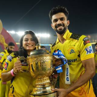CSK trophy wallpaper