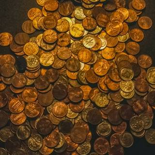 Gold treasure wallpaper