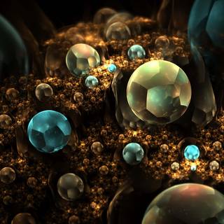 Gold treasure wallpaper