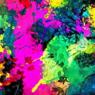 Splash of color wallpaper