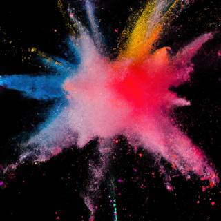 Splash of color wallpaper