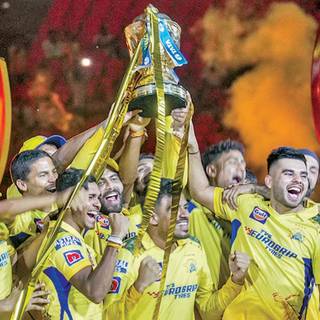 CSK trophy wallpaper