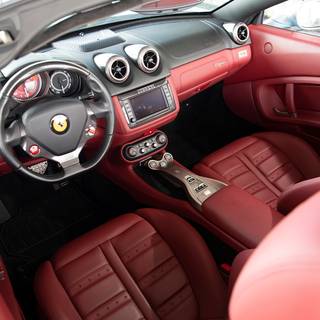 Ferrari steering wheel wallpaper