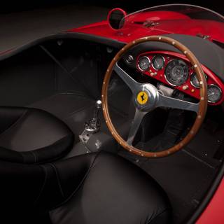 Ferrari steering wheel wallpaper