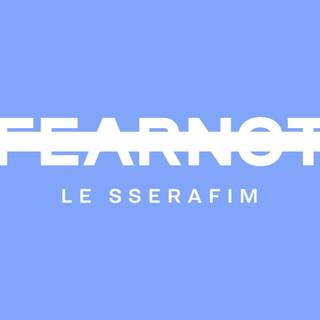 LE SSERAFIM logo wallpaper