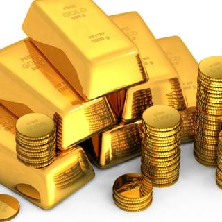 Gold treasure wallpaper