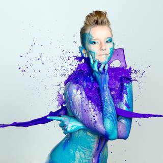 Splash of color wallpaper