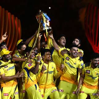 CSK trophy wallpaper