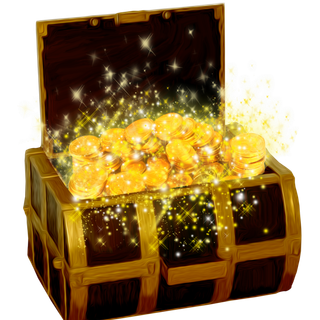 Gold treasure wallpaper