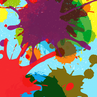 Splash of color wallpaper