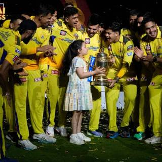 CSK trophy wallpaper