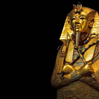 Gold treasure wallpaper