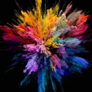 Splash of color wallpaper