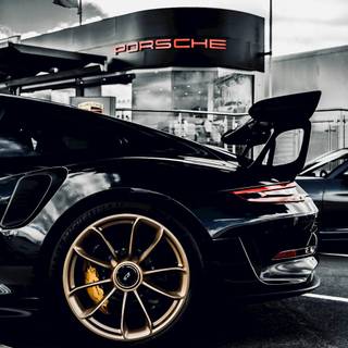 Dark Porsche wallpaper